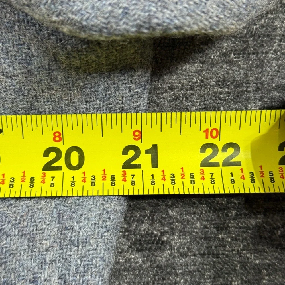 Vintage Grand Entry Men Western Blazer Grey Wool Cowboy Sport Coat Elbow Patches